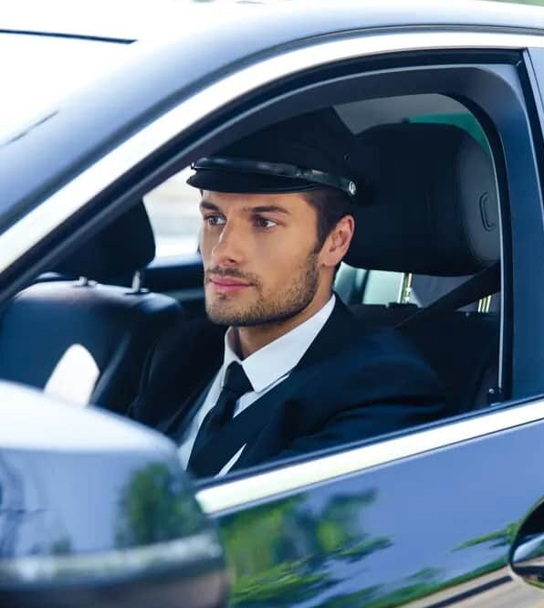 Portrait of a Man doing a Chauffeur Service