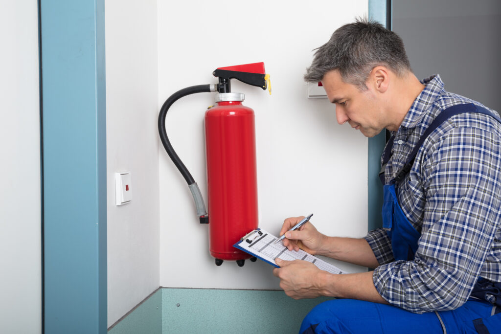 Photo of a Fire Extinguisher Services Specialist