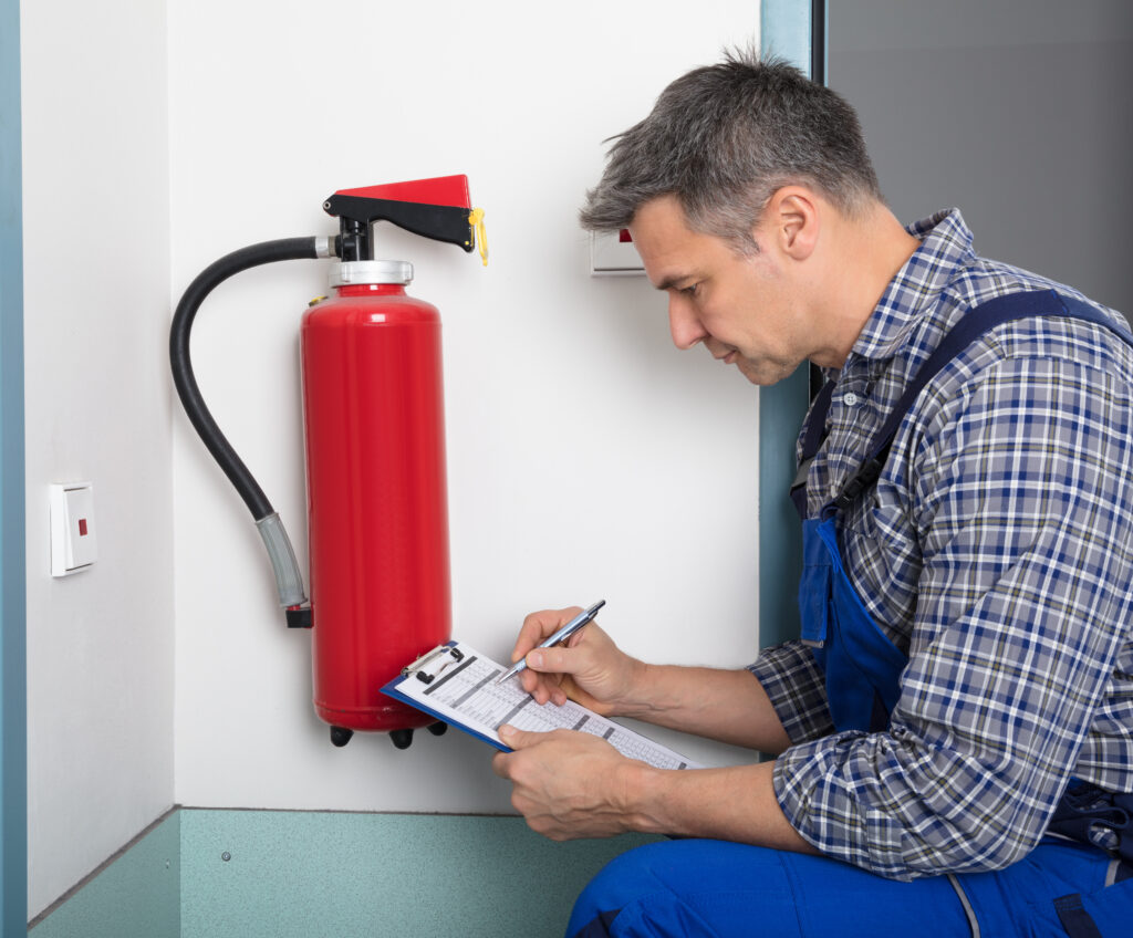 Photo of a Fire Extinguisher Services Specialist