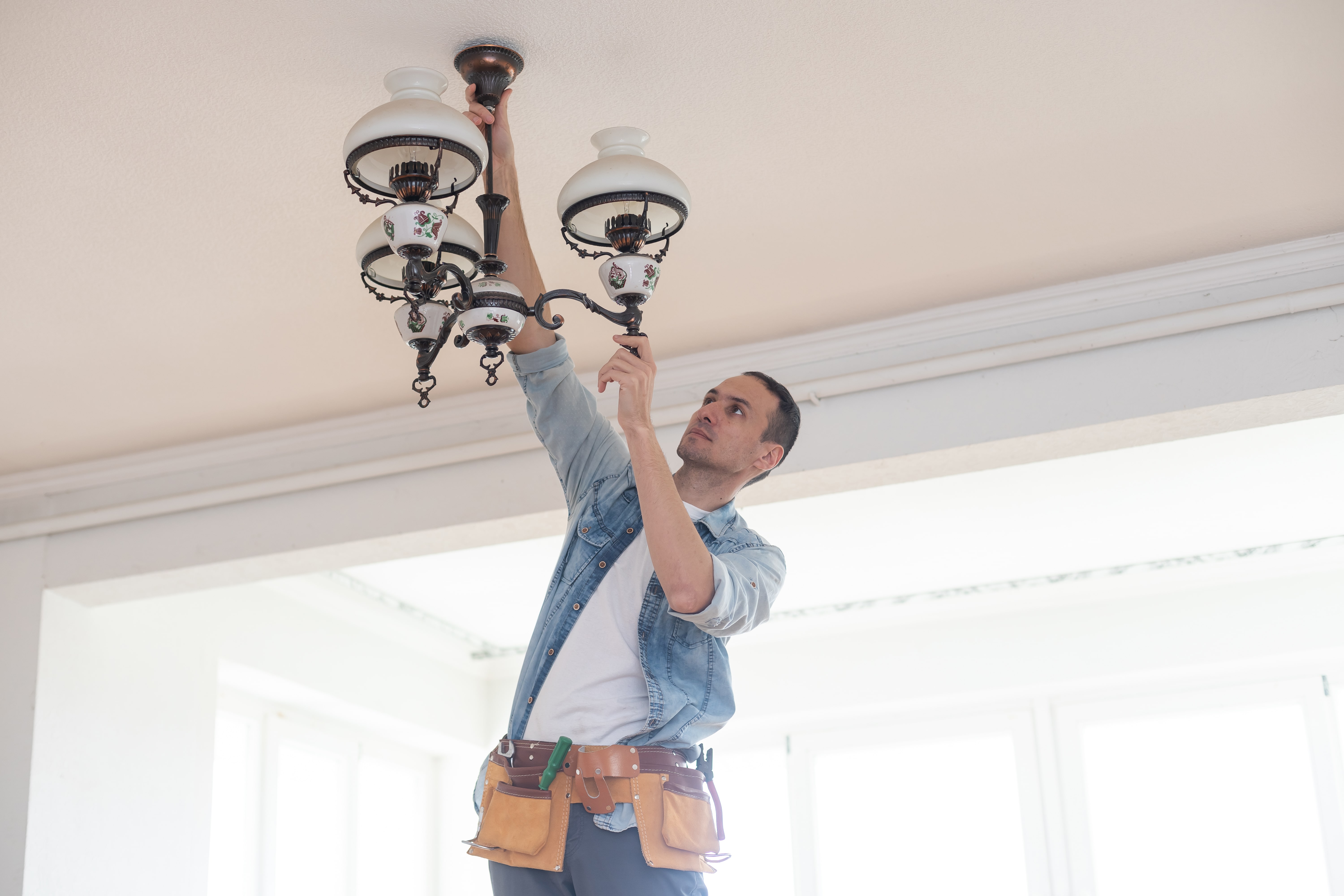 Portrait of a Chandelier Installation