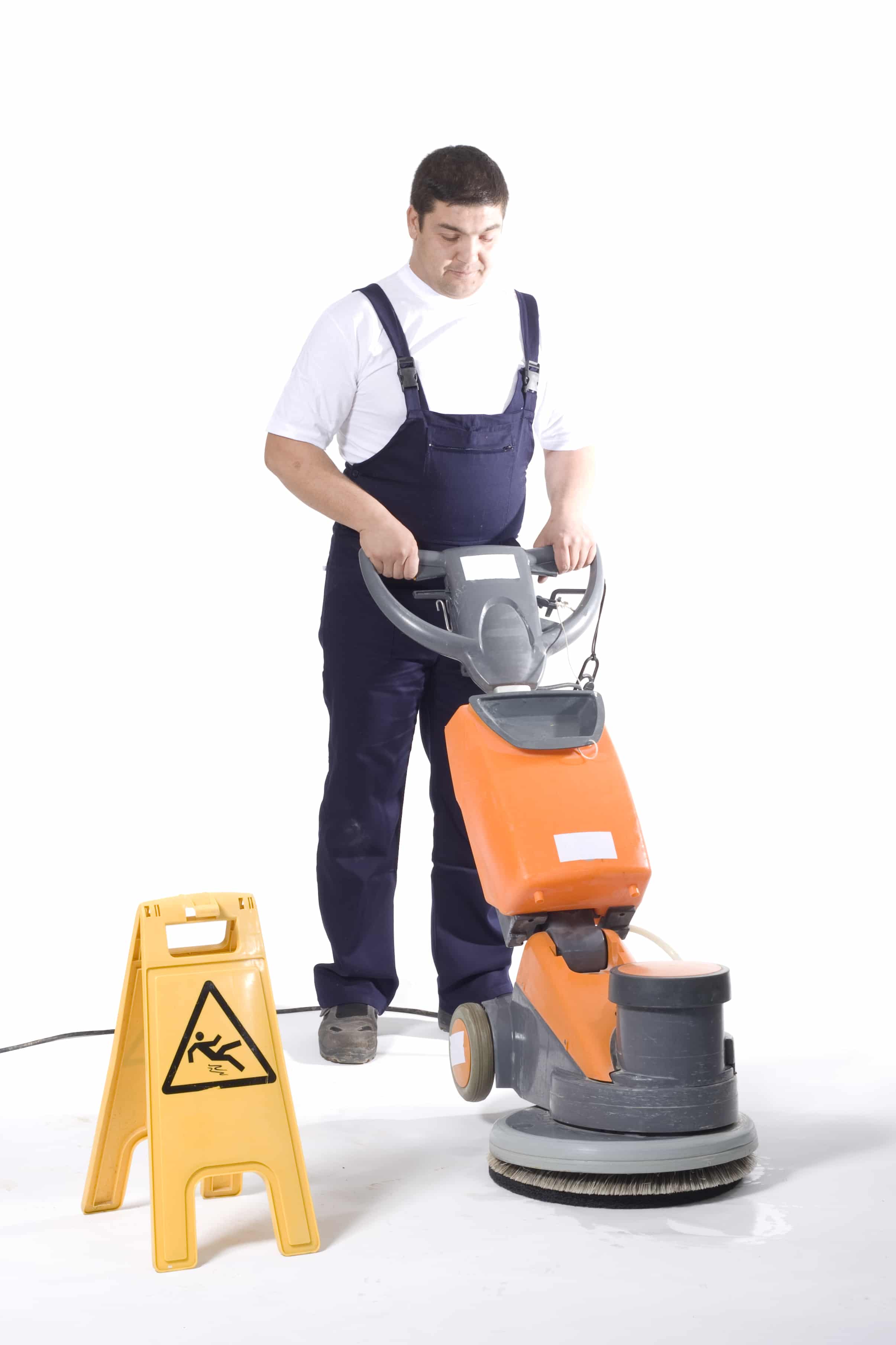 Portrait of a man working on a Natural Stone Restoration Service